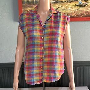 Caribou Vintage Button Down Shirt SZ - 8
